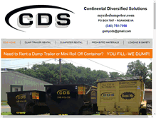 Tablet Screenshot of continentaldiversifiedsolutions.com